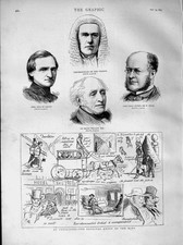 Alter antiker Druck 1873