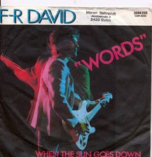 Words - F-R David - Single 7"