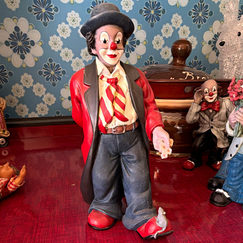 Clown dekofigur statue - clown, dekofigur/statue