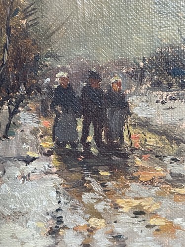 Antikes ölgemälde - antikes,
