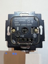 Busch-Jaeger Memory 6560 Tast-Dimmer/ Tastdimmer,  500VA Funktion überprüft