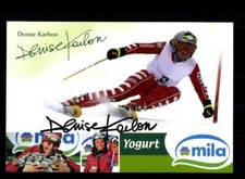 Denise Karbon Autogrammkarte