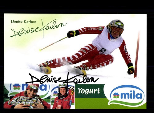 Denise karbon autogrammkarte - karbon,