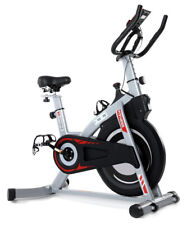 ISE Profi Indoor Cycle Ergometer Heimtrainer Fitnessbike, bis 120 kg belastbar