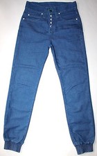 Humor Button Fly Delzu Joggers