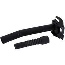 Einfüllstutzen Ausgießer Metall Schwarz für Metallkanister Benzin Diesel 