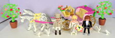 PLAYMOBIL aus 9427 Hochzeitskutsche Brautpaar Kutscher Tauben Blumen #28