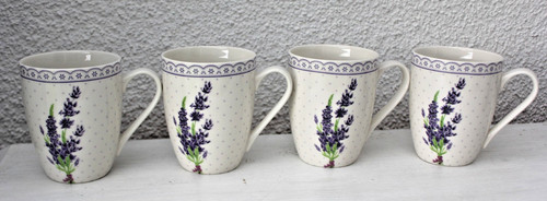 Tassen mit motiv - 4, lavendel
