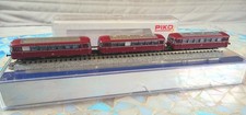 Piko Spur N 40250 + 40681 Schienenbus DB VT 798/998 Ep. IV dreiteilig Beiwagen