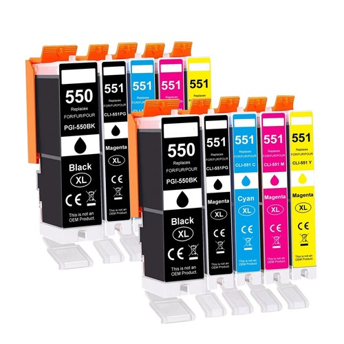 20x 550 patronen für canon - patronen,