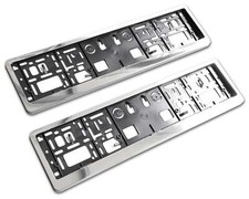 2x EU Kennzeichenhalter |