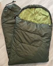 Mumienschlafsack in vers. Grüntönen, Innenlänge ca. 190 cm + Kopfteil (+40 cm)