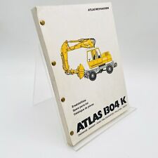 ++ Atlas / Zweiwege Bagger / 1304 K / Ersatzteilliste / 1991 ++
