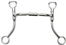 Western Barrel Trense Bit mit Schäften - 5 Zoll - NEU