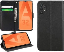 Für Samsung Galaxy A32 Hülle Leder Geldbörse Buch Flip Ständer Abdeckung für A32 Handy