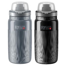 Elite Trink Flasche Mit Schutzkappe FLY MTB TEX Sport Superleicht Wasser