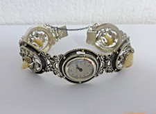 835er Silber Armbanduhr