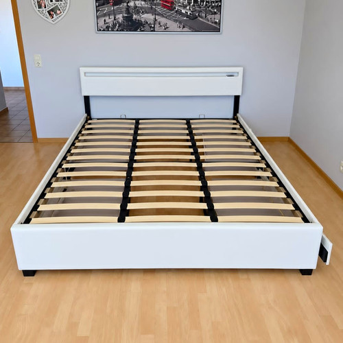Doppel bett weiß mit - doppel-bett, =