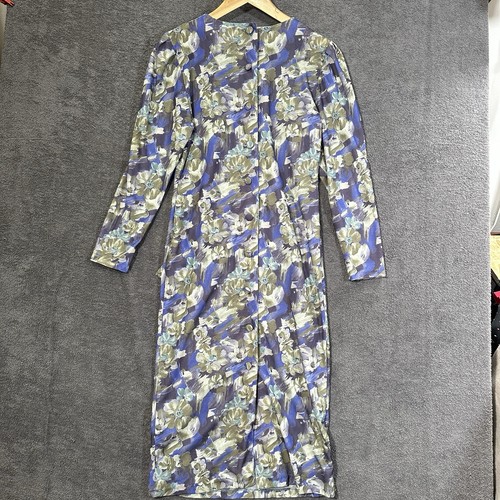 Ddr vintage kleid floral lila - ddr,