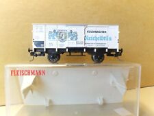 Fleischmann HO 2-Achs Kulmbacher Reichelbrau Kühlbierwagen im Karton