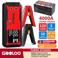 GOOLOO GT4000S Auto Starthilfe Jump Starter Pack 12V Booster Power Bank 4000A DE