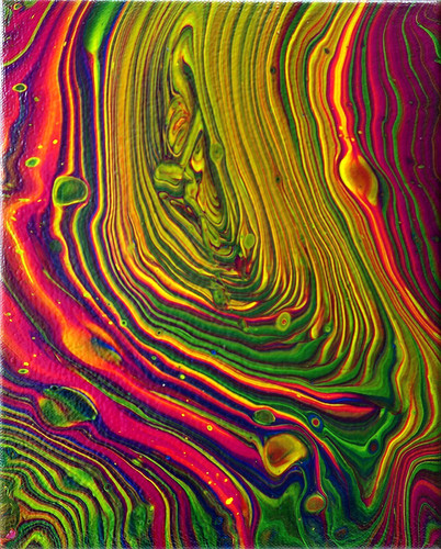 Acryl bild color - acryl, fluid