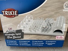 TRIXIE Cat Activity Fun Board Strategiespiel - Hellgrau, 30x40cm (4590)