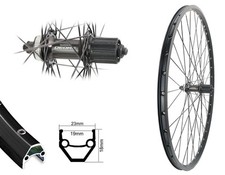 Hinterrad 26" Zoll Disc Shimano Deore schwarz Centerlock 8,-9,-10 fach 19-559