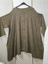 AKH Strickjacke olive khaki