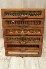 Vintage Schubladen Schrank Dominator Nähseidenschrank Garnschrank