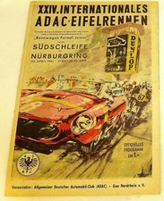 30. APRIL 1961 XXIV Int ADAC Eifelrennen Nürburgring PROGRAMMHEFT VII13 å *