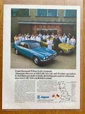 Jaguar XJ6 Coupe & Limousine Original 1973 Vintage Werbung Reklame advert