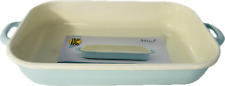 Krüger Vierkantpfanne mint Auflaufform hoher Rand Emaille  26 x 16 x 6 cm