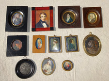 12 alte Miniatur Bilder