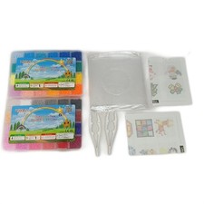 LIHAO Bügelperlen Set Steckperlen Sortierbox Kinder DIY Perlen Stühle Kreativ