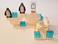 (D50)  Lego Duplo Set für Zoo / Tierpark Eisbären Pinguine