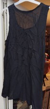 Top von Frequence,L ca80cm,b ca50cm,Schwarz,leicht Transparent,evtl Baumwolle
