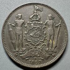 Britisches Nordborneo 1 Cent 1887 H - Malaysia - Münze guter Erhaltung
