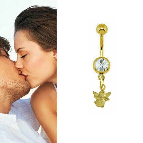 Bauchnabelpiercing mit