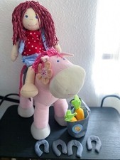 Puppe Pony Haba  Möhren Karotte Eimer Stofftier Set Sammlung Hufeisen ?⚡️??