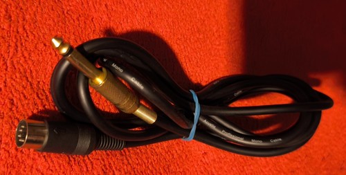 Vintage audio kabel - kabel:, 6,3mm