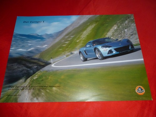 Lotus europa prospektblatt - s,