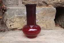 Vase Amphore rubinrot