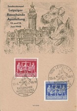 Leipziger Rassehundeausstellung 12. - 13. Juni 1948