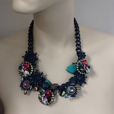 "ZARA" Statement Kette - sehr aufwendig - viele Schmucksteine - NP.- 89,00€ !