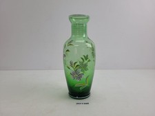 Vase 30cm Glas grün rosa