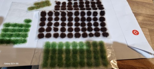 150 stückgrasbüschel grün - ,