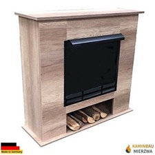 Ethanol und Gelkamin  Kamin Modell 001B Deluxe Eiche Hell inkl. 1 Liter Brenner