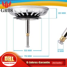 Siebkörbchen Abflussstopfen