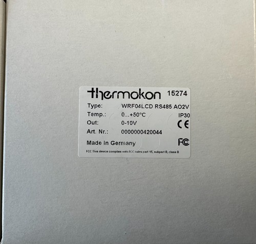 Thermokon wrf04 lcd ao2v - lcd,